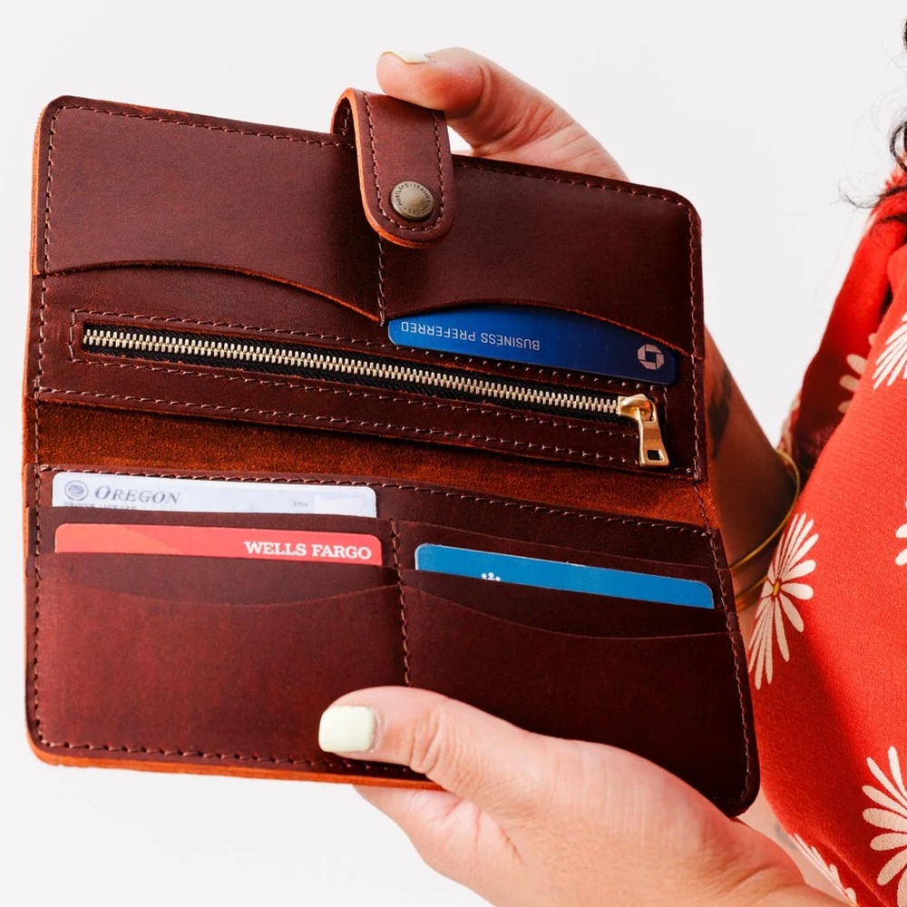 Portland Leather Goods Bifold Leather Wallet